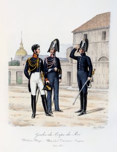 Guarda-costas do rei, diretor médico, marechal-veterinário e licor, 1820-30 de Eugene Titeux
