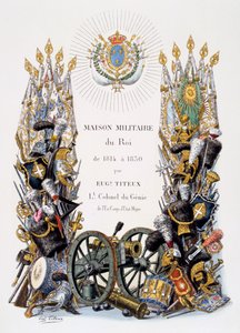 Página de título principal, 1814-1830 de Eugene Titeux