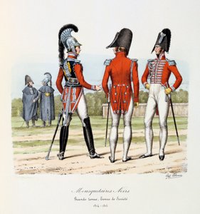 Mosqueteiros Negros, Grande Tenue e Tenue de Socièté, 1814-15