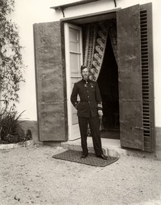 Retrato, de, um, homem uniforme, fazenda, lo zucco, sicília, 1900 de Eugenio Interguglielmi