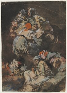 Figuras, 1850-1860. de Eugenio Lucas Velázquez