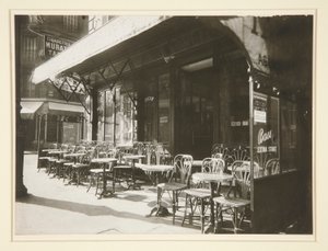 Café? - Avenida do Grande Exército de Eugène Atget