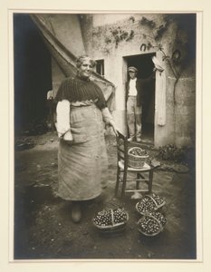 Mulher de Verri?res de Eugène Atget