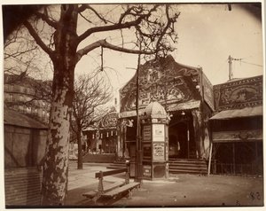 Fête Vaugirard (Feira de rua e quiosque) de Eugène Atget
