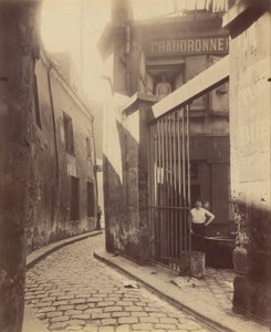Oficina do metalúrgico, passage de la Réunion de Eugène Atget