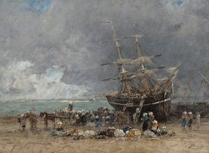 Retorno do Terre-Neuvier de Eugène Boudin