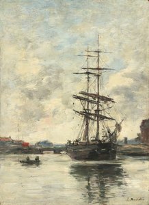 Navio nos Toques de Eugène Boudin