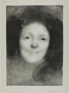 Elise sorrindo de Eugène Carrière