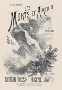 Os Mortos do Amor, c. 1885. de Eugène Carrière