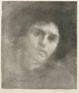Madame Eugène Carrière prato grande, 1893. de Eugène Carrière