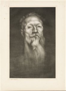 Retrato de Auguste Rodin de Eugène Carrière