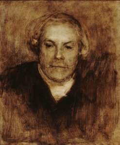 Retrato de Edmond de Goncourt 1822-1896, c. 1880. de Eugène Carrière