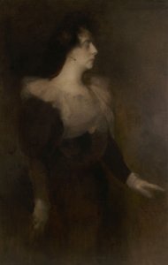 Retrato de Pauline Ménard-Dorian 1870-1941, c. 1890. de Eugène Carrière