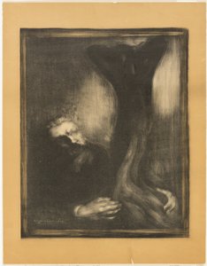 Rodin esculpindo de Eugène Carrière