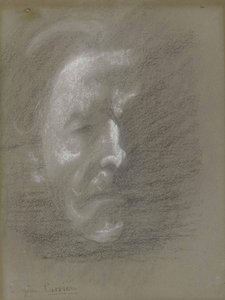 Auto-retrato. de Eugène Carrière