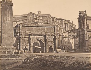 Arco de Septímio Severo, 1848-52.