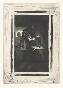 Um Ferreiro (Un Forgeron) de Eugène Delacroix