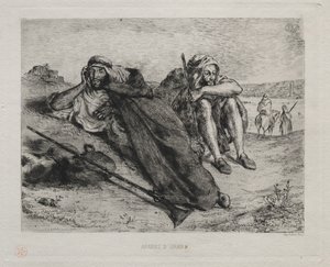 Árabes de Orã de Eugène Delacroix