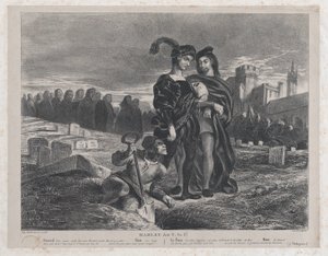 Hamlet Contemplando a Caveira de Yorick, 1828., 1828.