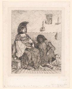 Mulher judia de Argel de Eugène Delacroix