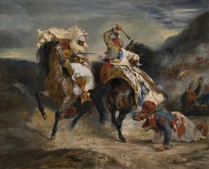O Combate do Giaour e Hassan, 1826.