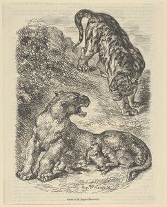 Floresta. de Eugène Delacroix