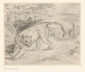 Tijger
Tigre em paragem de Eugène Delacroix