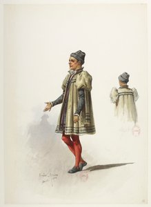 Btv1b84558104 12 - Saint-Saëns - Henrique VIII - Maquetas de trajes - Lacoste - 12º Traje de Eugene Lacoste