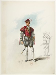 Btv1b84558104 66 - Saint-Saëns - Henrique VIII - Maquetas de trajes - Lacoste - 64º Traje de Eugene Lacoste