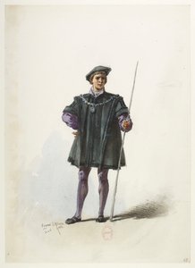 Btv1b84558104 70 - Saint-Saëns - Henrique VIII - Maquetas de trajes - Lacoste - 68º Traje de Eugene Lacoste