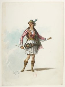 Saint-Saëns - Henrique VIII - Modelos de fantasias - Lacoste - 42. Traje de Eugene Lacoste