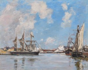 Deauville. A piscina de Eugene Louis Boudin