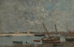 Alemão: Camaret. O porto Camaret: O porto de Eugene Louis Boudin