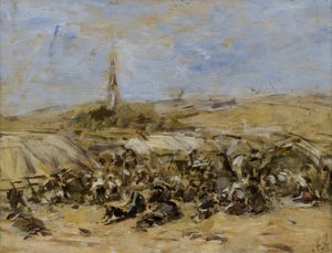 Perdão de Ste-Anne-La-Palud de Eugene Louis Boudin