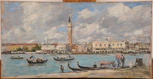 Veneza. São Jorge de Eugene Louis Boudin