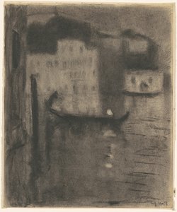 Gôndola, noite em Veneza