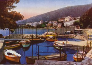 Opatija, agora Opatija na Croácia: Marina com vista para a orla sul (foto) de European Photographer