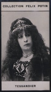 Madame Aimee Tessandier (1851) (foto a p/b) de European Photographer