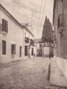 Casas de pres na Calle de Gameros, Ronda (fotografia a preto e branco) de European Photographer