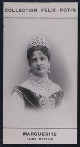 Marguerite, Rainha Dowager da Itália (1851) (foto a p/b) de European Photographer