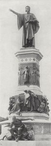 Monumento Dante Alighieri, Trient (foto a p/b) de European Photographer
