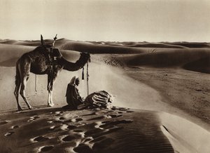 Adoração no deserto (foto a p/b) de European Photographer
