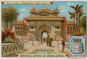Um, rajahs, palácio de European School