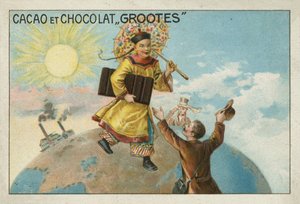 Propaganda para o cacau e o chocolate Grootes
