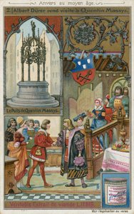 Albrecht Durer fazendo uma visita a Quentin Matsys, 1520 de European School