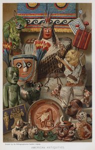 Antiguidades Americanas (chromolitho) de European School