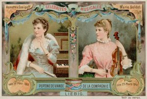 Annette von Essipoff e Marie Soldat de European School