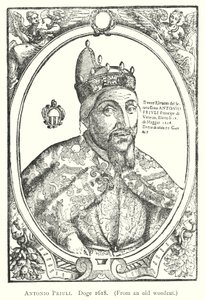 Antonio Priuli, Doge 1618 (gravura) de European School