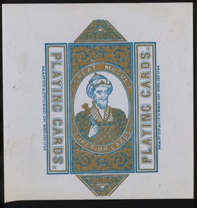 Arte para jogar às cartas (litho) de European School