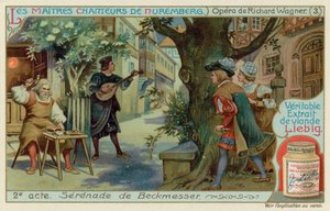 Beckmesser serenata Magdalena vestida como Eva de European School